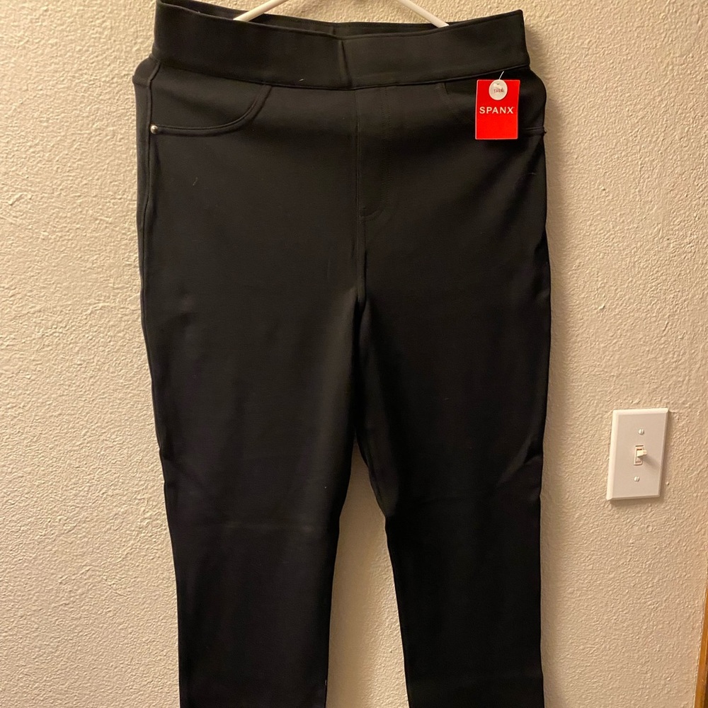 Black Spanx jeggings, brand new never worn, tags still on